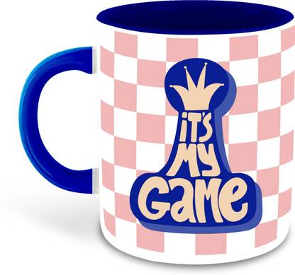 whats your kick new-wyk_Mug Chess-CM-325 ml pack of 1 _NEW Ceramic Coffee Mug