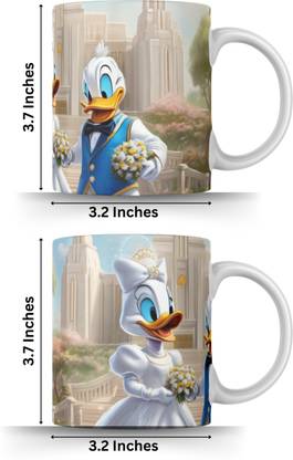 jeneric StyleLuxe Animated Cartoon Printed For Coffee Ceramic Coffee Mug