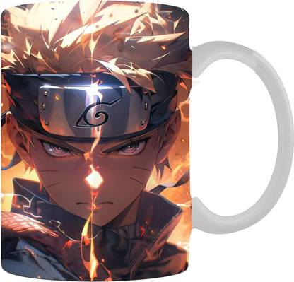 Print My Vibe Anime Naruto Shippuden 350ml Coffee – Iconic Character Print for Gifting Ceramic Coffee Mug