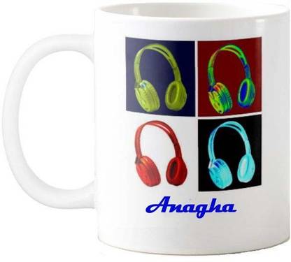 GNS National Happy Birthday Gift for Anagha Music 013 Ceramic Coffee Mug