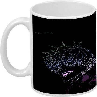 FAZAKA GOJO SATORU SMILE ANIME Ceramic Coffee Mug