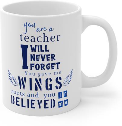 GiftHeart Show Your Gratitude with this Teacher Day Gift for Mam & Sir, Gift for Teacher Ceramic Coffee Mug