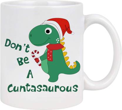 risenature printed funny Dinosaur for Christmas return gifts Ceramic Coffee Mug