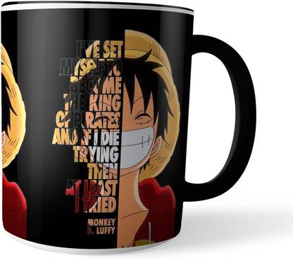 Morons One Piece -Monkey D Luffy Anime Ceramic Coffee Mug