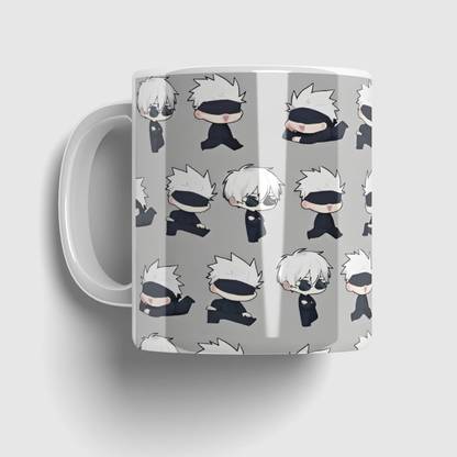 nodoubt design Jujutsu Kaisen Satoru Gojo Anime Ceramic Coffee White Gift forGym Lovers Ceramic Coffee Mug