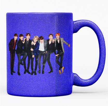 Fifth and Moon Bts Coffee - MUG-041-BLUE Ceramic Coffee Mug