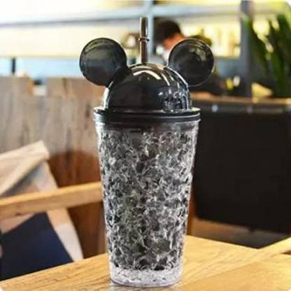 BHATIA Micky Sipper Black Plastic Mason Jar
