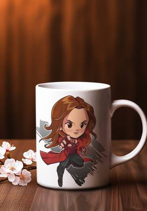 DORECHU Scarlet Witch, Avengers, Wanda Printed Ceramic Coffee \Mug for Kids & Everyone Ceramic Coffee Mug