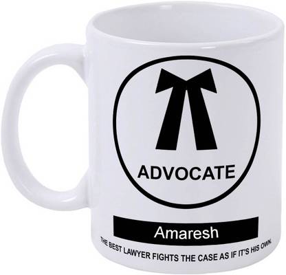 epheriwala Advocate Amaresh / coffee mugs for Advocates and Lawyers/ Gift for advocates Ceramic Coffee Mug