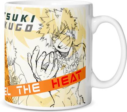 Fisio Anime Printed Home Ceramic Drinking Coffee with Handgrip for Perfect Gift Ceramic Coffee Mug