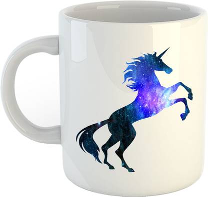 CHARMING Galaxy Unicorns Printeds For Kids. Ceramic Coffee Mug