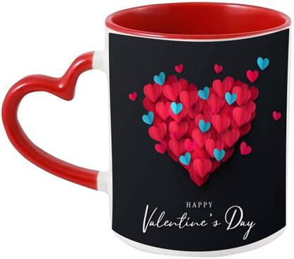 KD CREATIVE SHOP LOVE HANDLE PHOTO PRINT MUG ( SEND ORDAR ID & PHOTO SEND) Crystal Coffee Mug