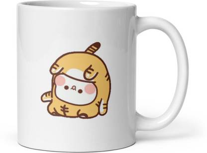 Mr UVD Bubu Dudu In Cute Panda Dress 93 Idol For Girlfriend Boy friend Couples_MUGG Ceramic Coffee Mug