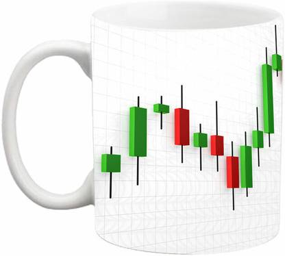 Artefact Candlestick Pattern Trader, Trading Ceramic Coffee (350 ml) Ceramic Coffee Mug