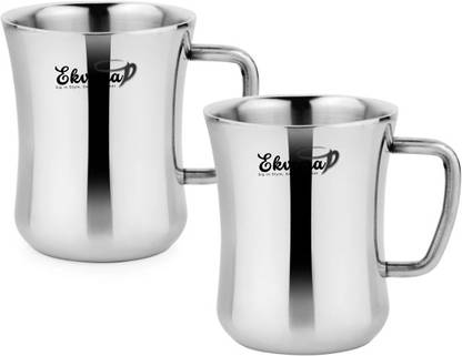 Ekveera Damru Stainless Steel Coffee Mug