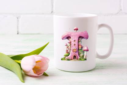 Aastha Imagine Media Premium Fantasy Castle Theme Font T Printed 11oz Ceramic Coffee Mug