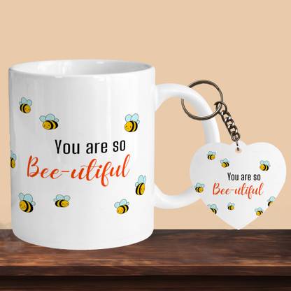 VM SHOPPING MALL You Are So Beautiful R-H Ceramic Coffee Mug