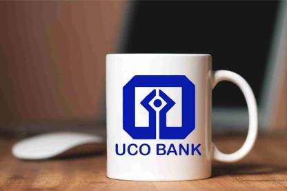 ForYouu For You Designed White Glossy UCO Bank Printed Coffee Tea Ceramic Coffee Mug