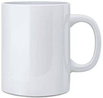 Convay lossy Finish Microwave Safe Ceramic Coffee Tea Milk Royal Plain White 350ml Ceramic Coffee Mug