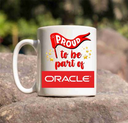 Balloonistics PROUD TO BE PART OF ORACLE Theme CoffeeMug for Gift and Choice for Friends Ceramic Coffee Mug