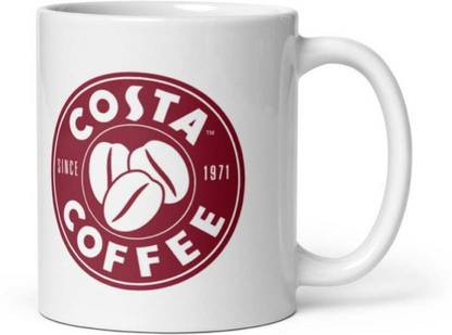 MoreAndMore Specially Designed Glossy Costa Coffee Printeds NCW07 Ceramic Coffee Mug