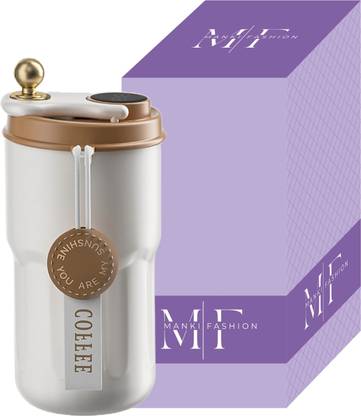 Manki Fashion Smart Insulated Coffee Travel with Touch Screen Digital Temperature Display Stainless Steel Tumbler