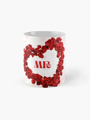 bhaskar digital studio mrs mr. couple two coffee mug Ceramic Coffee Mug