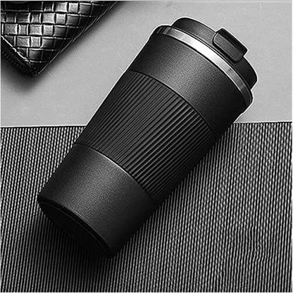 KAVANA Thermosteel , 510 ml, Black | Hot & Cold | Soup Flask | Tea Stainless Steel Stainless Steel Coffee Mug