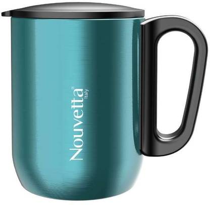 Nouvetta Alpha Double Wall - Blue Carbon Steel Coffee Mug