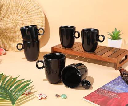 walware Handmade Ceramic for Coffee|Tea |Milk Multipurpose Use Scratch free Ceramic Coffee Mug