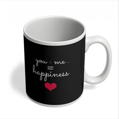 ICARUSBOX Icarus Box You + Me += Happiness Ceramic Coffee Mug