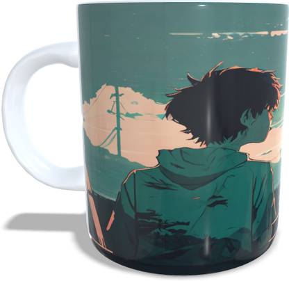 Tinted Treasure Alone Anime Printed HIgh Quality Coffee Ceramic Coffee Mug