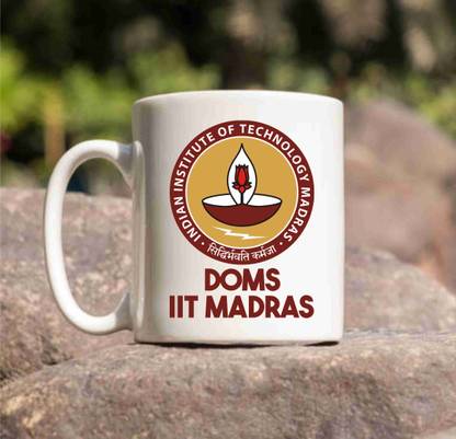 Balloonistics DOMS IIT MADRAS LOGO CoffeeMug for Gift and Choice for Kids Friends Ceramic Coffee Mug