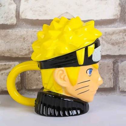 RV Mart Anime Naruto Face Ceramic Tea Cup Or Coffee Decorative Item 450ML Ceramic Coffee Mug