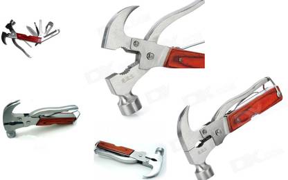 SHOPTICO 15 in 1 Multifunctional Hammer Tool kit Multi Utility Plier