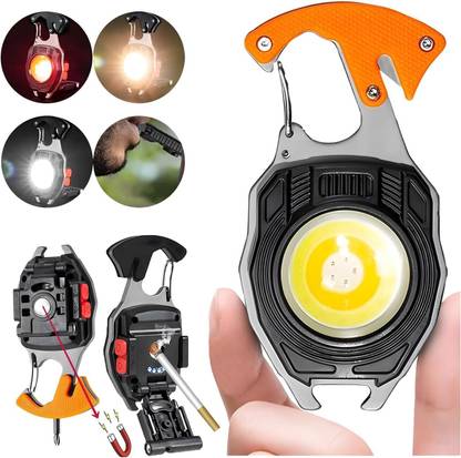 JRS TRADERS Multifunctional Keychain Flashlights, LED Rechargeable Flashlights Multi Utility Plier