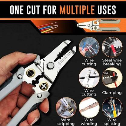SeaRegal Special Wire Stripper for Electrician, Multifunction Wire Multi Utility Plier