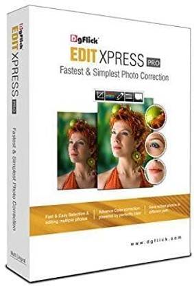 DGFlick Edit Xpress PRO (Fastest & Simplest Photo Correction Software), Lifetime Subscription