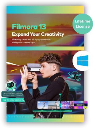 Signal 10 [Latest Version] Wondershare Filmora Video Editor LIFETIME License with updates for Single Windows user