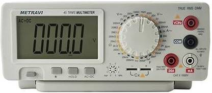 Metravi 45 T-RMS Bench Type Multimeter Digital Multimeter