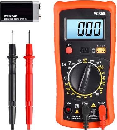 Techtest Multi Meter Digital Multimeter Kit Pocket Multimeters Voltmeter Ammeter Ohmmeter Digital Multimeter