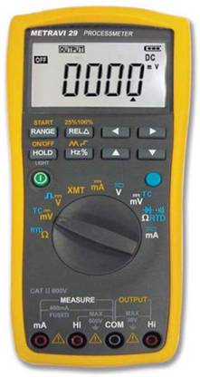 Metravi PM 29 Digital Process Meter (DMM+CALIBRATOR) Digital Multimeter