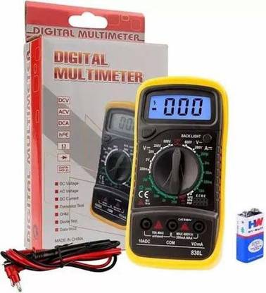 Digital Craft Digital Multimeter LCD Display & Rubber Protection Digital Multimeter