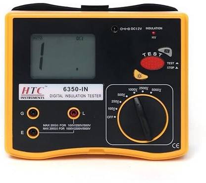 Spaark HTC Digital Insulation Tester 100 V to 5000 V Model No. 6350 IN Digital Multimeter