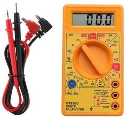 BALRAMA Digital Multimeter with Buzzer Square Wave Output Voltage Ampere Tester Probe Digital Multimeter