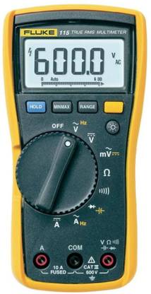 FLUKE Multimeter Mini Smart Universal Meter Pocket Compact LCD Multi Meter Voltmeter Digital Multimeter