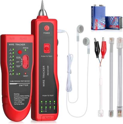 Techtest Multifunctional Line Finder Wire Tracker Cross-Border Network Cable Tester Digital Multimeter