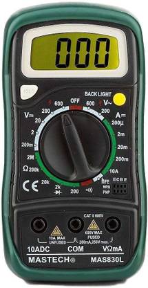 Mastech MAS830L 0 to 600V AC Voltage Range Digital Multimeter