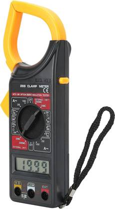 DECENT AIR SYSTEM DT-266 Ac Dc Digital Clamp Multimeter Auto Ranging Amp Current Voltage Measurement Device, Ammeter Tong Tester with Accuracy (FDC-27A) Digital Multimeter