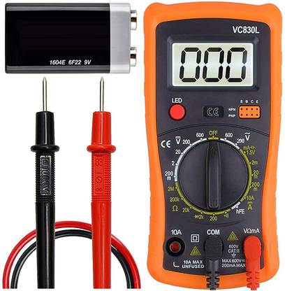 Techtest Digital Multimeter 830l Multimeter, Multimeter Kit, Pocket Size Multimeter Digital Multimeter